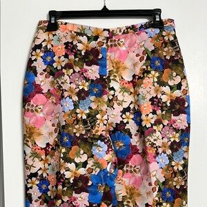 Ted Baker Multicolor Floral Midi Pants Ted Baker 2= US 6